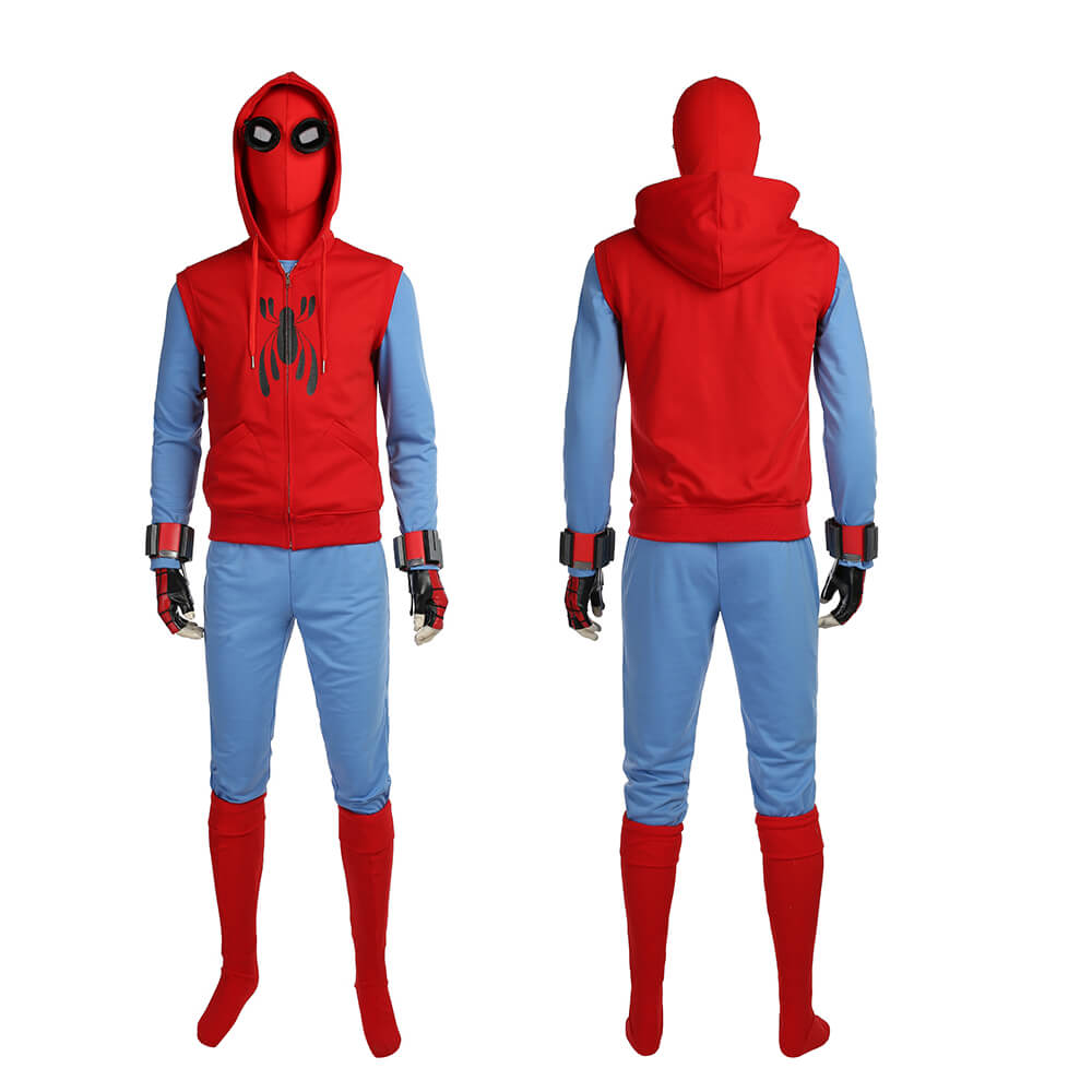 Peter Hand-sewed most of the Spiderman suits